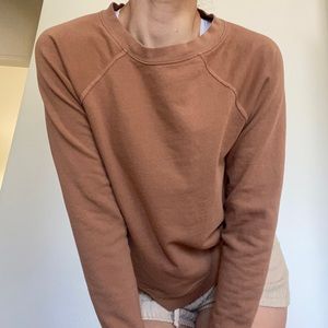 MATE the Label Organic Terry Raglan Sweatshirt in Sedona